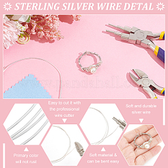 1 m de fil d'argent sterling&nbsp;STER-BC0001-94B