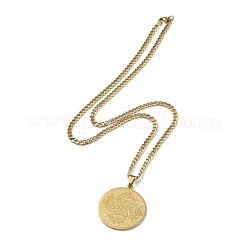 201 collane a catena in acciaio inossidabile&nbsp;NJEW-C042-04G