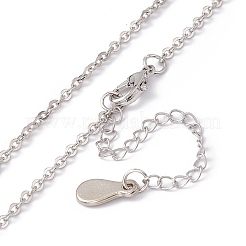 Collana con pendente in alluminio vuoto a sublimazione&nbsp;X-NJEW-E020-02P-03