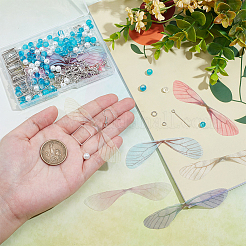 Ozean-Thema DIY Glas Ohrring Schmuckherstellung Kits&nbsp;DIY-PH0028-59