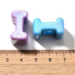 Placage uv perles européennes acryliques opaques&nbsp;SACR-Z007-01I
