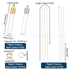 DIY Blanko-Set zur Herstellung einer Wunschflaschenkette&nbsp;DIY-PH0020-85