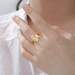 Anillos abiertos para puños de acero inoxidable 304&nbsp;WG669A8-02