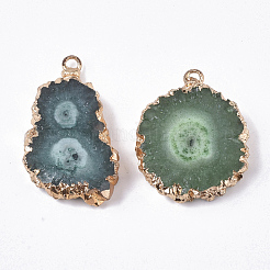 Natur druzy Achatanhänger&nbsp;G-N325-04A