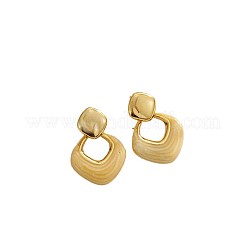 Orecchini a bottone in lega e smalto&nbsp;WG93313-01