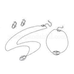Sets aus ovalen Anhängern&nbsp;SJEW-C009-01P