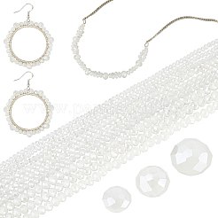9 brins 3 brins de perles de verre électrolytiques de style&nbsp;EGLA-PH0001-29