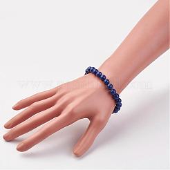 Natürliche Mashan Jade Perlen Stretch Armbänder&nbsp;BJEW-JB03077