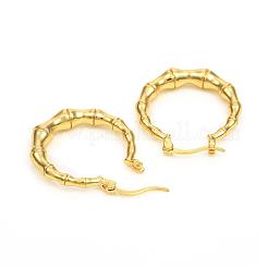 Orecchini a cerchio in ottone&nbsp;EJEW-F250-08-G