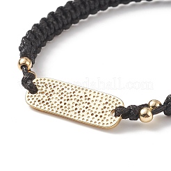 Bracciale a maglie con parole d'amore trasparenti con zirconi cubici trasparenti per San Valentino&nbsp;BJEW-TA00193
