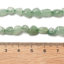 Pépites vertes naturelles aventurine perles brins&nbsp;G-L154-10-01