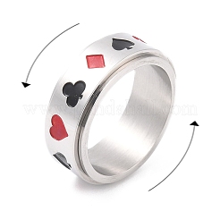 Edelstahl-Spinnerring&nbsp;RJEW-C019-05P