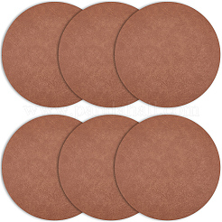6 mantel individual de cuero&nbsp;AJEW-CL0002-57B