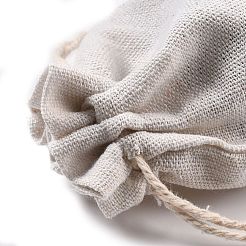 Sacchetti portaoggetti in panno di cotone natalizio&nbsp;ABAG-M004-02O