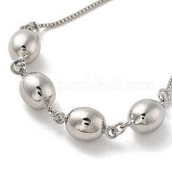 Messing-Kettenarmbänder für Damen&nbsp;LS-BJEW-S159-02B-P
