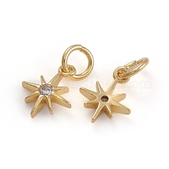 Ottone micro spianare pendenti zirconi&nbsp;ZIRC-E164-59G