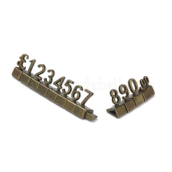 Preisanzeigewürfel aus Aluminiumlegierung&nbsp;AJEW-WH0250-88AB-01