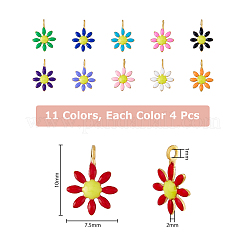 Placage ionique (IP) 44 pièce 11 couleurs 304 breloques en acier inoxydable&nbsp;STAS-DC0013-01