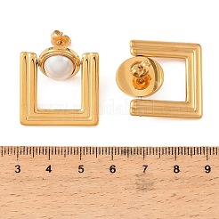 Ohrstecker aus chirurgischem Edelstahl 316 für Damen&nbsp;SA-C001-01G