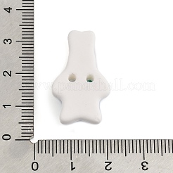 Botones de cerámica de conejo&nbsp;BUTT-I018-01C-02