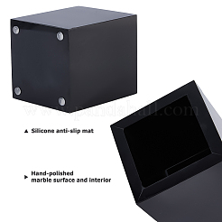 Porte-manteau rectangulaire en marbre pour salle de bain&nbsp;AJEW-WH0880-74A-03