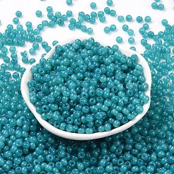 6/0 perle di semi di vetro imitazione giada&nbsp;SEED-T006-04A-12