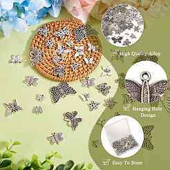 90pcs 15 pendentifs en alliage de style tibétain&nbsp;FIND-TA0003-54
