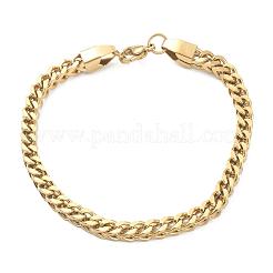 Conjuntos de joyería de pulseras y collares de cadena de trigo de acero inoxidable 304 con revestimiento de iones (IP)&nbsp;SJEW-B019-04B-G