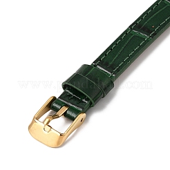 Pulseras de hilo de imitación de cuero con hebillas de acero inoxidable&nbsp;AJEW-Z053-01H