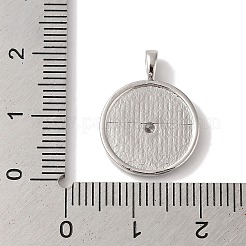 Placage en rack pendentifs en laiton et zircone cubique&nbsp;KK-L216-060P