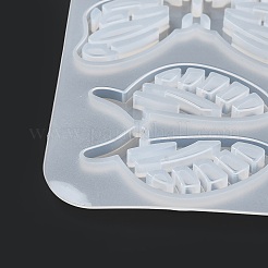 Moules pendentif en silicone bricolage&nbsp;DIY-G079-13D