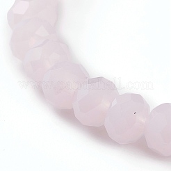 Perles de verre à facettes bracelets extensibles&nbsp;BJEW-JB05887-01