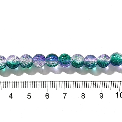 Chapelets de perles en verre craquelé&nbsp;X-CCG-C002-8mm-03