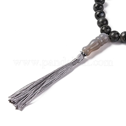 Perline labradorite naturale allungare bracciali&nbsp;BJEW-I319-01A
