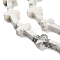 Chapelets de perles en howlite naturelle&nbsp;LS-G-I337-A07-02