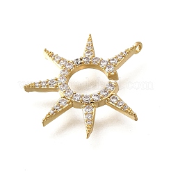 Colgante micropavé cubic zirconia de latón&nbsp;KK-Q035-07G