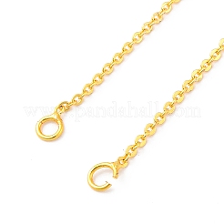 1.5 mm Messingkabelkette zum Herstellen einer Halskette&nbsp;NJEW-D302-75G