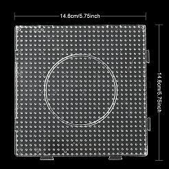 Square abc Kunststoff pegboards für 5x5mm Heimwerker Fuse beads verwendet&nbsp;DIY-YW0008-16