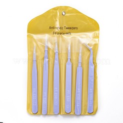 Juego de pinzas para cuentas de acero inoxidable 201 resistentes al deslustre&nbsp;TOOL-F006-11A