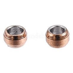 Crimpperlen aus Edelstahl 304&nbsp;STAS-R065-80RG
