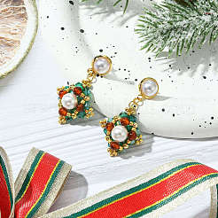 Aretes colgantes de cristal&nbsp;EJEW-MZ00321