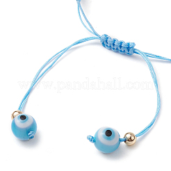 Braccialetti di perline di vetro intrecciate per le donne&nbsp;BJEW-MZ00122-01