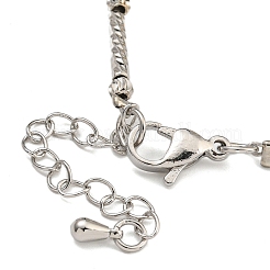 Gestellplattierung von Messingarmbändern&nbsp;BJEW-B106-01PG