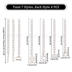 28 pz 7 stile 304 prolunga per catena in acciaio inossidabile&nbsp;STAS-UN0025-98