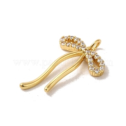 Pendentifs en laiton zircon cubique transparent&nbsp;X-KK-R155-01G
