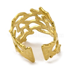 Ionenplattierung (IP) 304 Edelstahl-Manschettenarmbänder für Frauen&nbsp;BJEW-D050-02G
