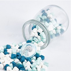 Kits de particules de cire à cacheter pour tampon de sceau rétro&nbsp;DIY-CP0003-60D