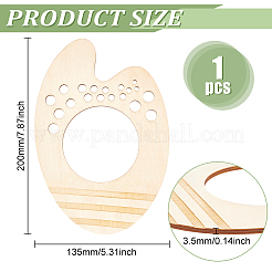 1 Stück Pinselhalter aus Holz&nbsp;WOOD-BC0001-28