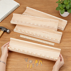 4 mensola galleggiante in legno&nbsp;ODIS-WH0099-289A