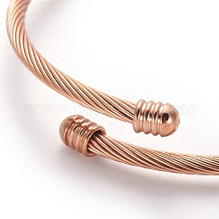 304 Edelstahl-Drehmoment-Armreif-Sets&nbsp;BJEW-L642-12